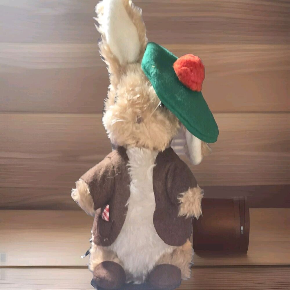 Vintage Rare Eden Toys Peter Rabbit Benjamin Bunny 12" Bunny Plush USA + Clothes